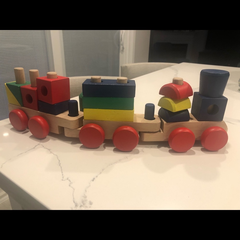 Melissa & Doug Stacking Train Set